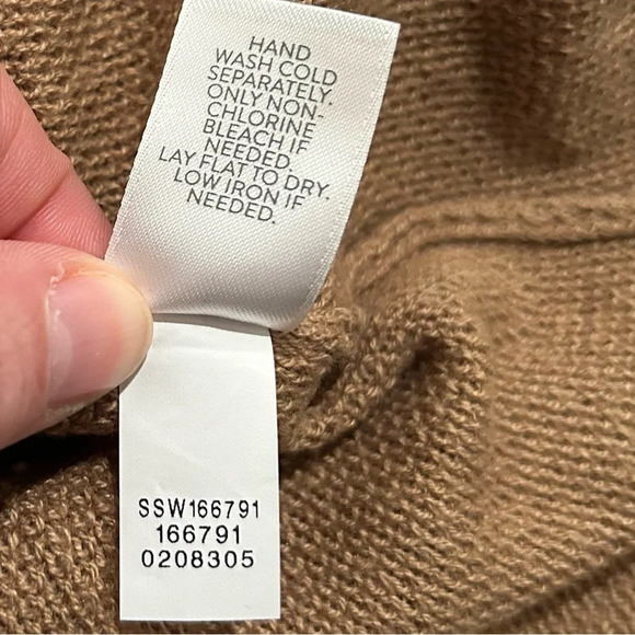 J. Jill Lightweight Knit Long Tunic Sweater Top Button Sleeve Side Slit Size XL - Picture 6 of 10